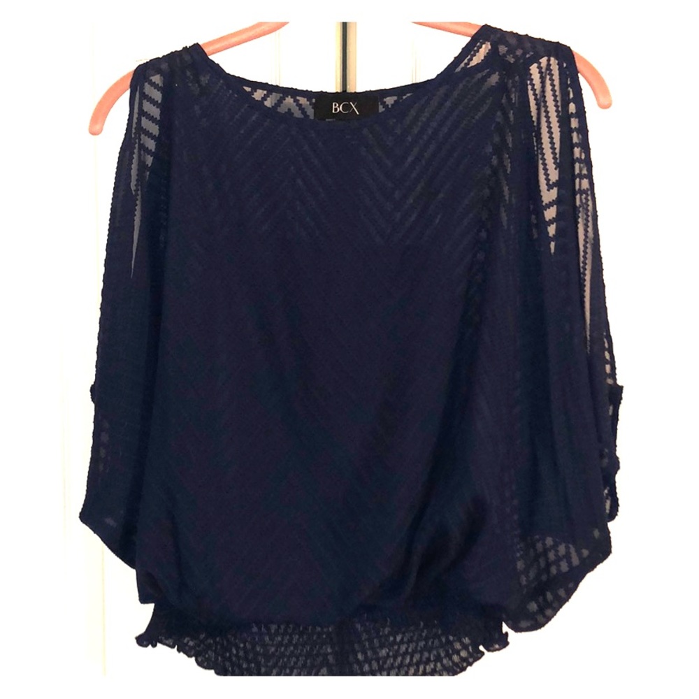 BCX Navy Dress Shirt